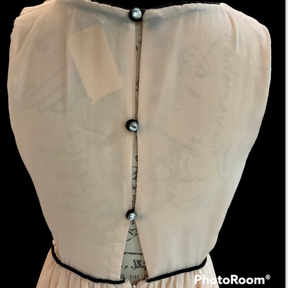 Teen Vogue for Macy's Style Lab Cocktail Dress- Sz MED side cut out Color blush - Picture 5 of 11